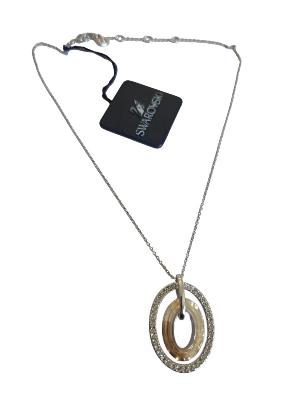 Swarovski Logan Golden Shadow Pendant 1039816 NWT - Picture 4 of 9